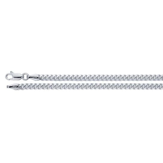 Diamond Cut Curb Chain Sterling Silver 3.4mm Wide