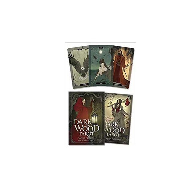 Dark Wood Tarot Deck & Book