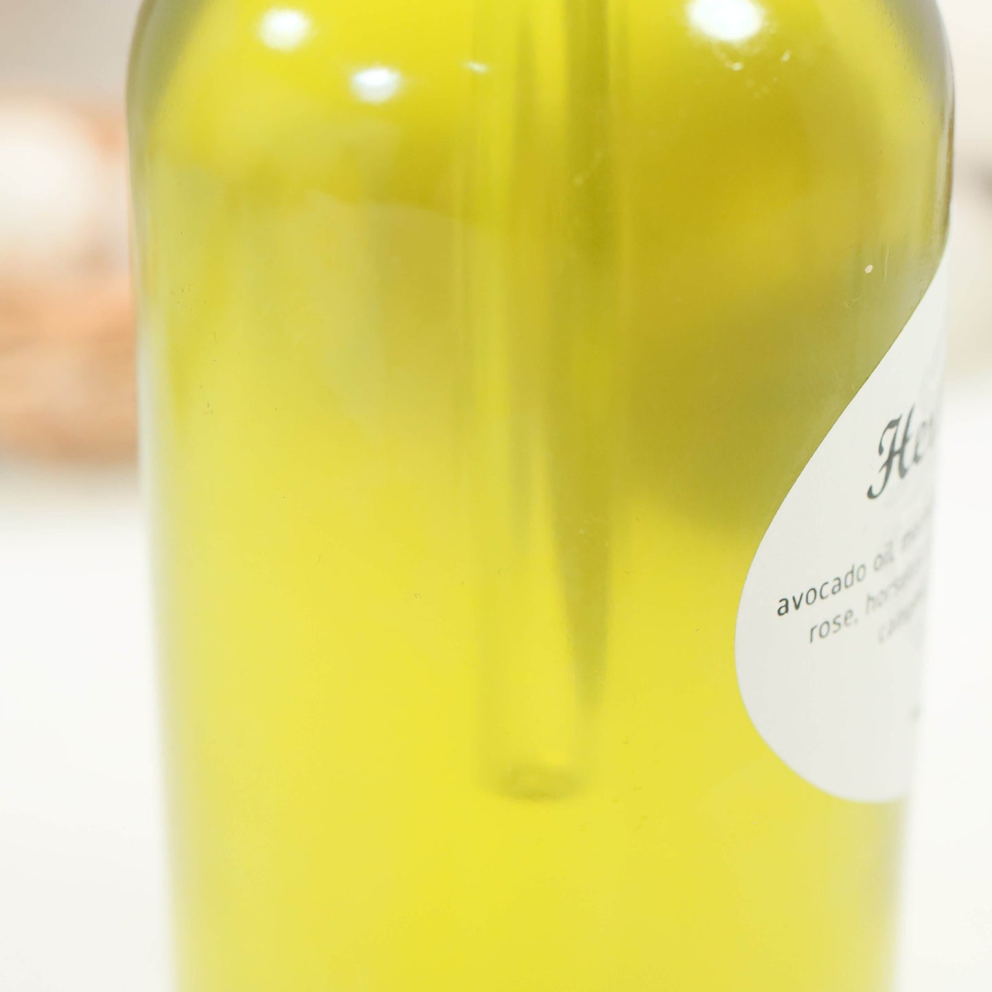 Hair Oil Close Up Clarity