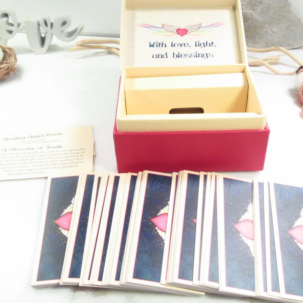 Healing Angel Cards Box & Backs
