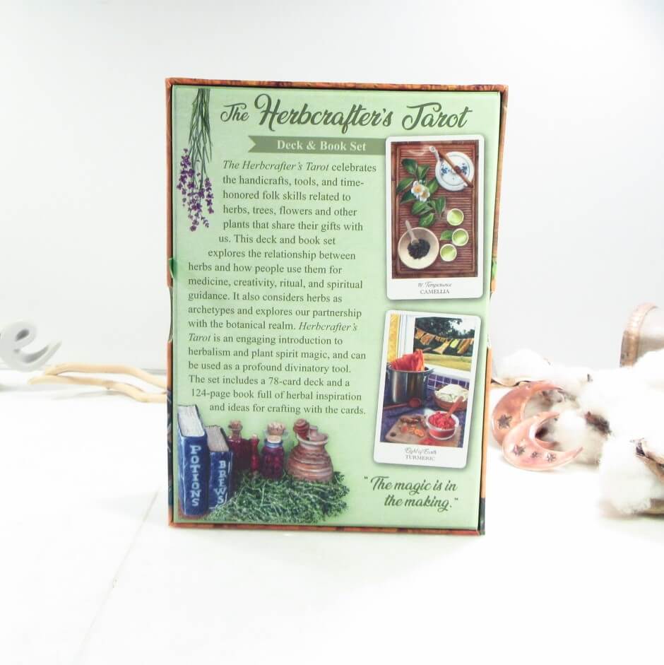 Herbal Tarot Deck Back