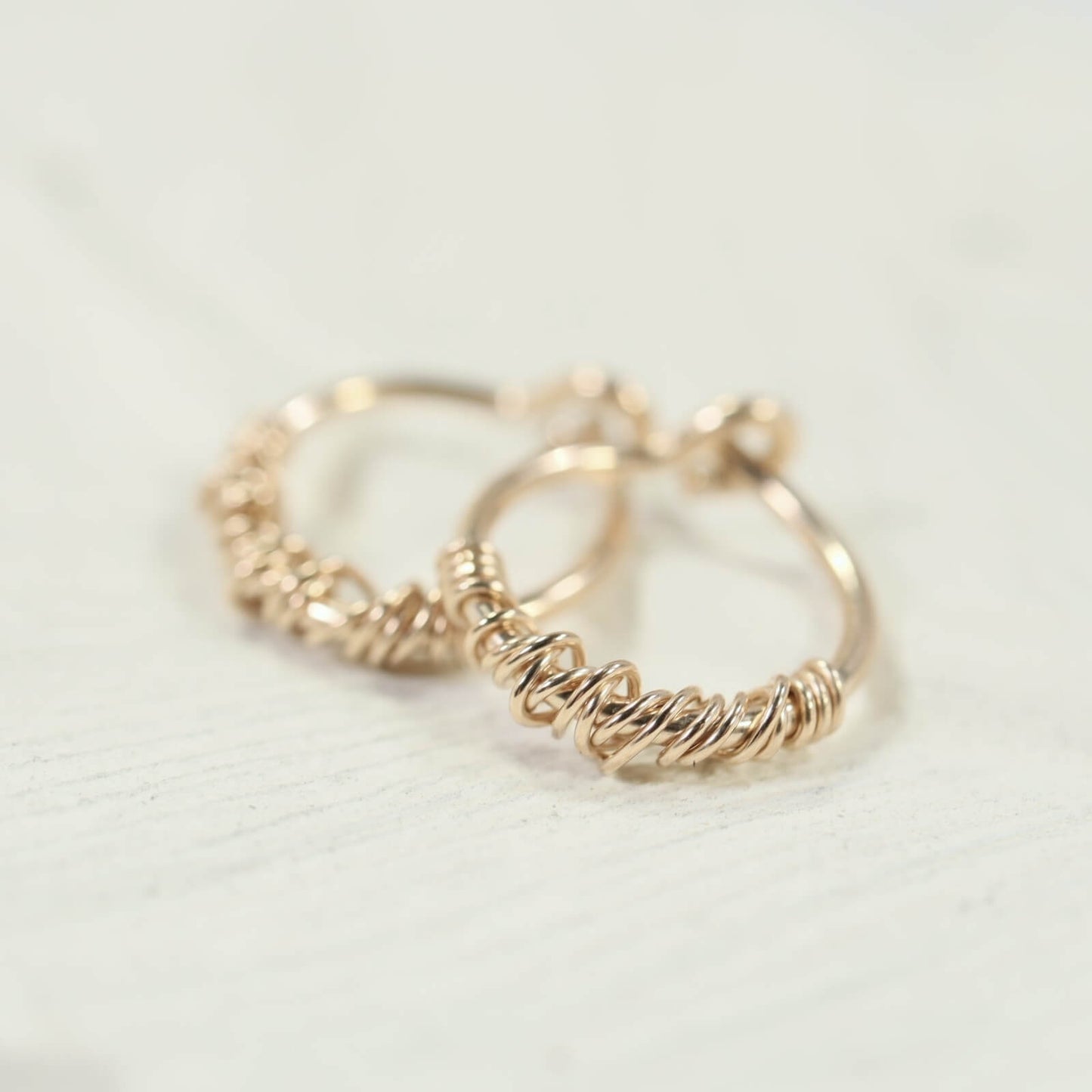 gold Hoop Earring Tangled