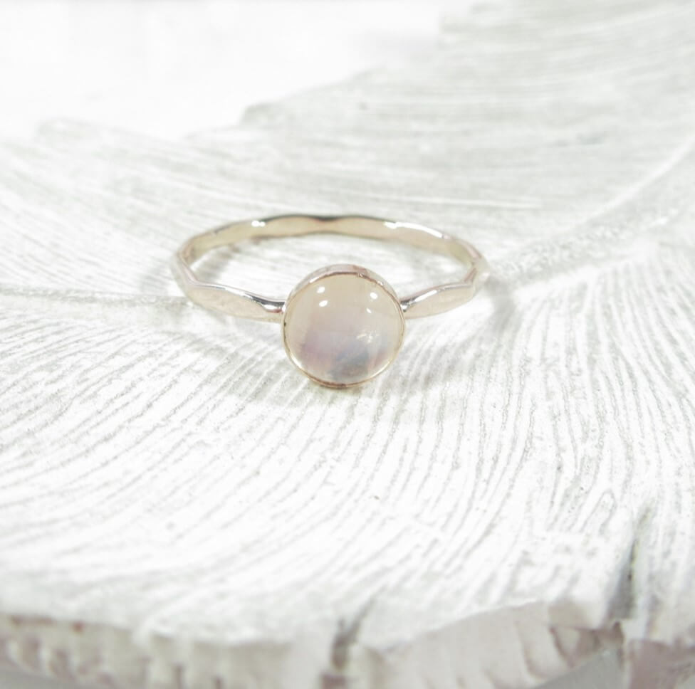 rainbow moonstone full ring