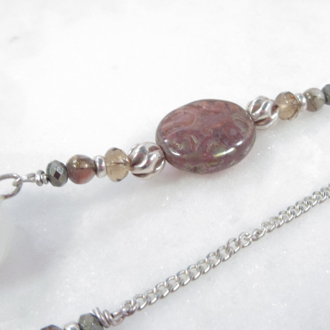 Pendulum Selenite Sterling Silver