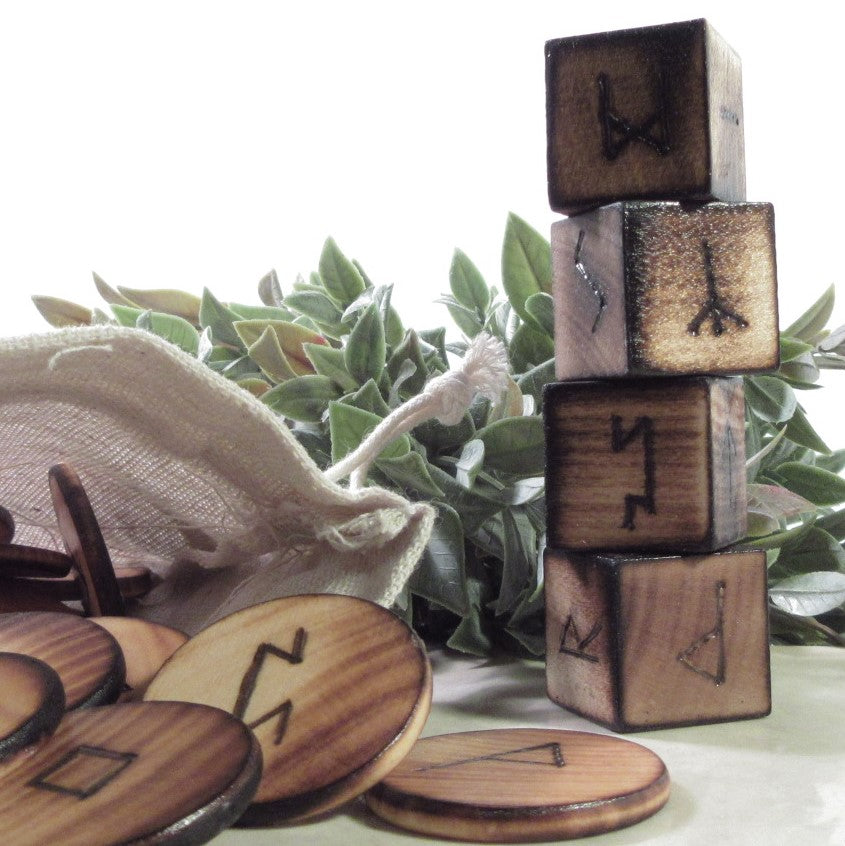 spiritual symbol dice & runes