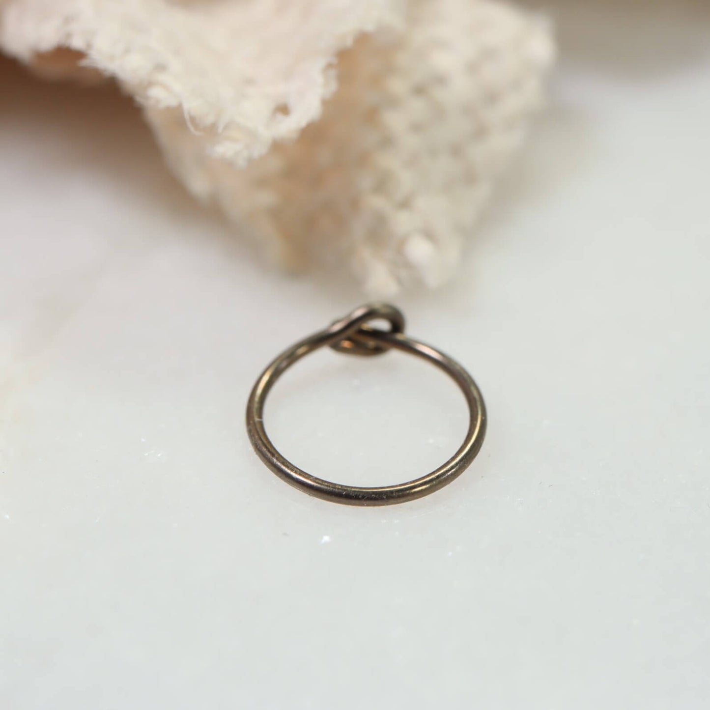Men's Hoop Earring Plain - SINGLE Niobium Choose Your Diameter, Gauge