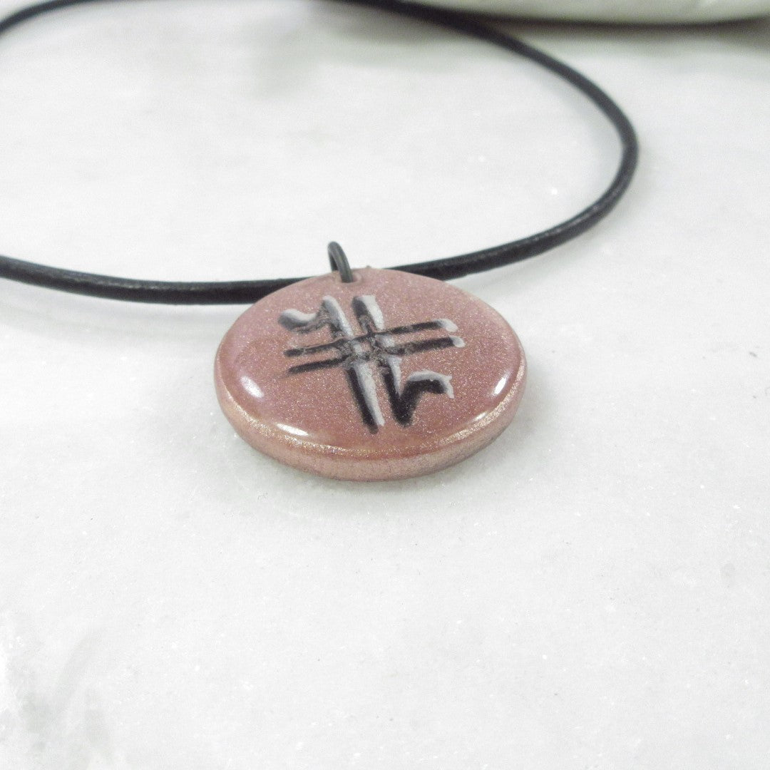 Spiritual Symbols Necklace Painted Choose Your Symbol