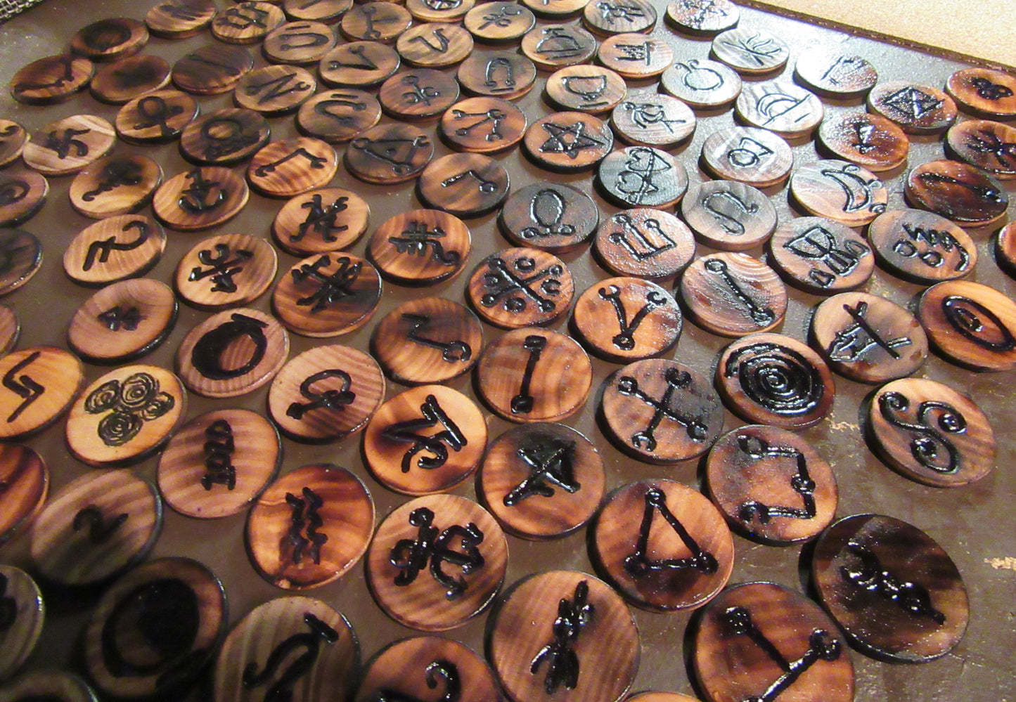 Greek Rune Set - Choose Rounds or Dice