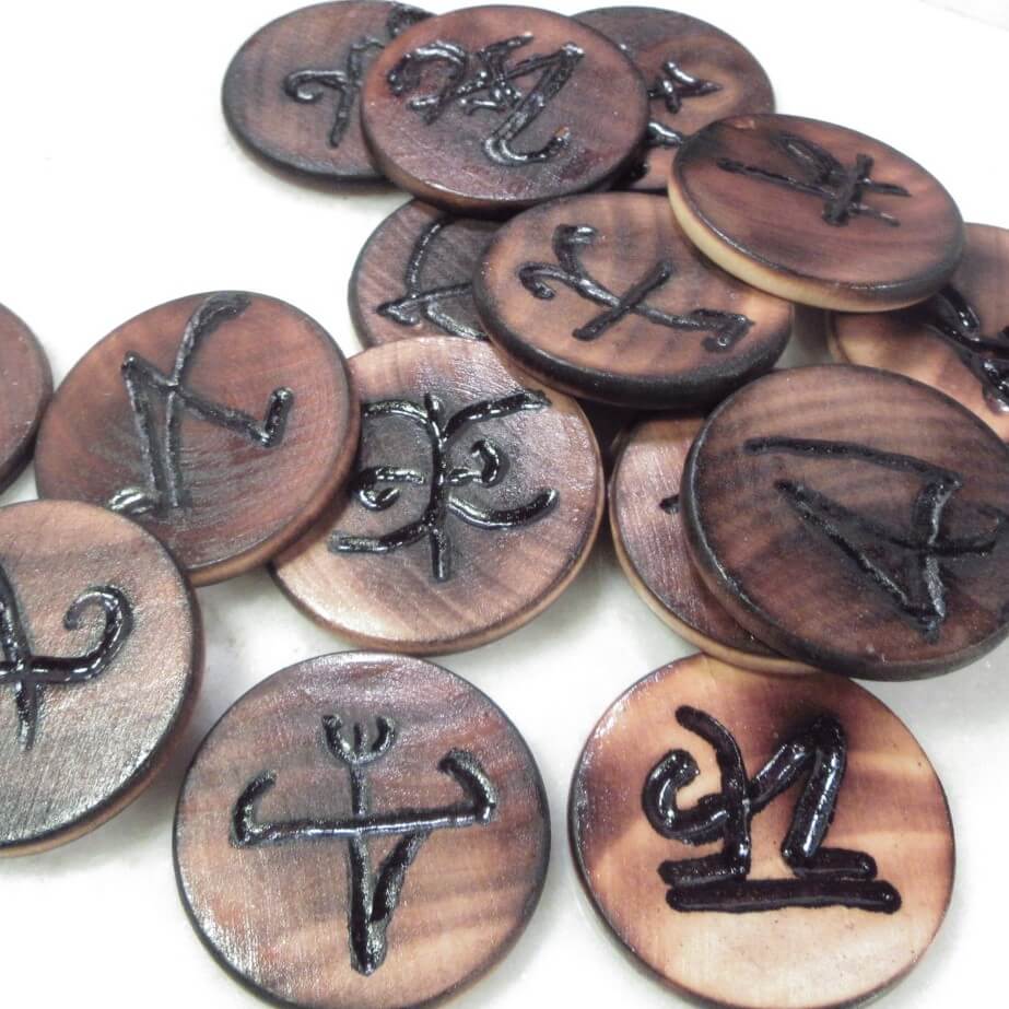 Greek Rune Set - Choose Rounds or Dice