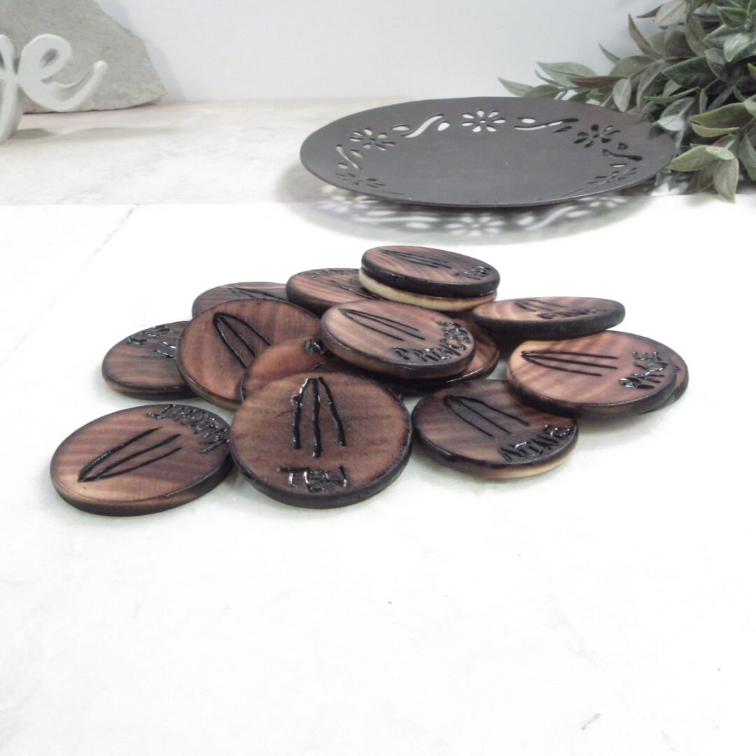 Minor Arcana Swords Rune Set - Rounds Only