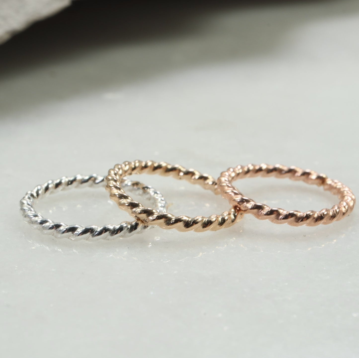 Dot Twist Septum Ring 16 Gauge Choose Your Diameter