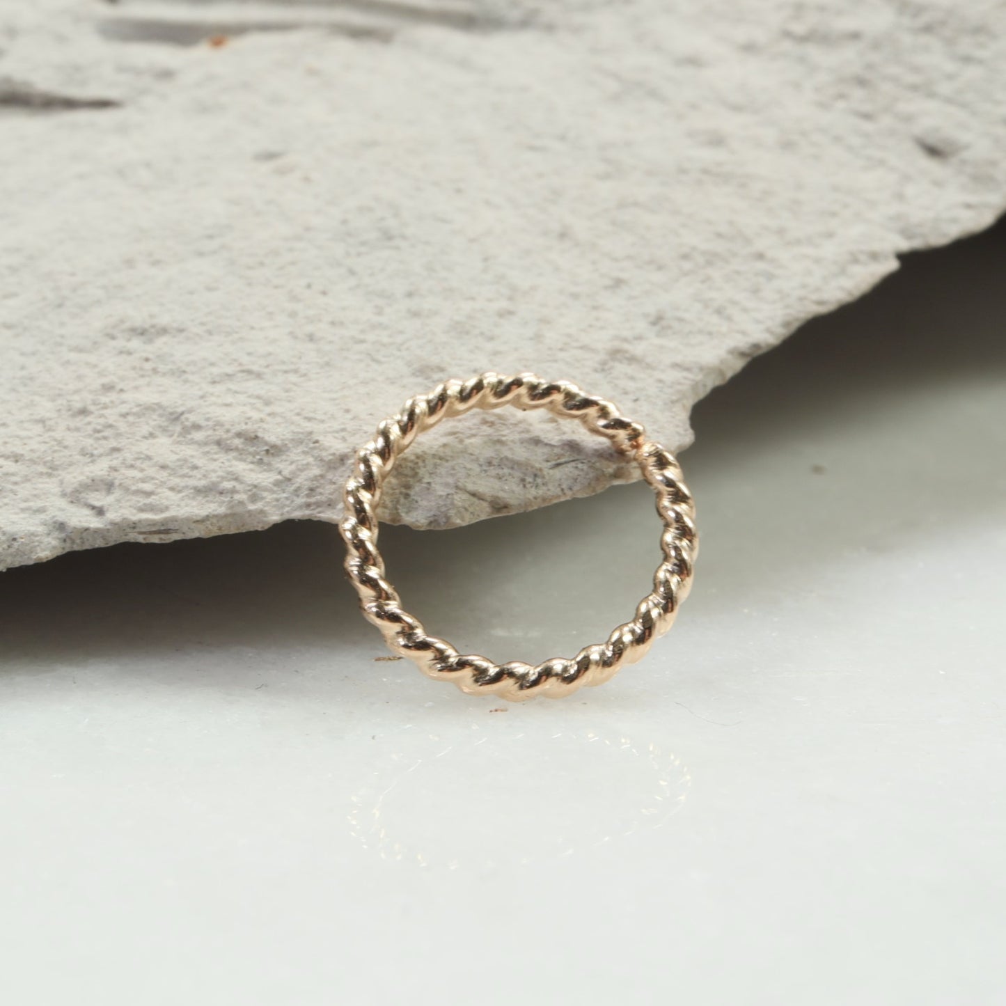 Dot Twist Septum Ring 16 Gauge Choose Your Diameter