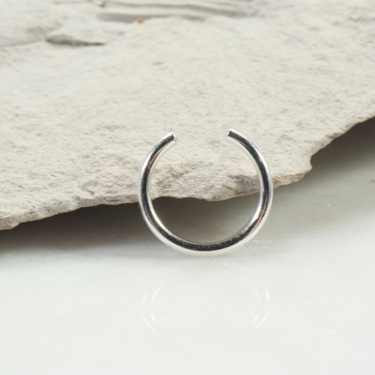 Ear Cuff Plain - No Pierce, Choose Your Size, Choose Your Metal, Men & Women