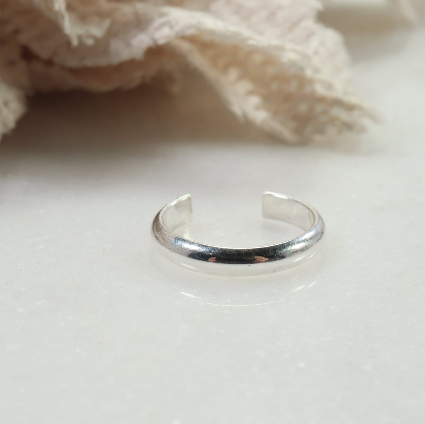 Ear Cuff Half Round - No Pierce, Choose Your Size, Choose Your Metal, Men & Women