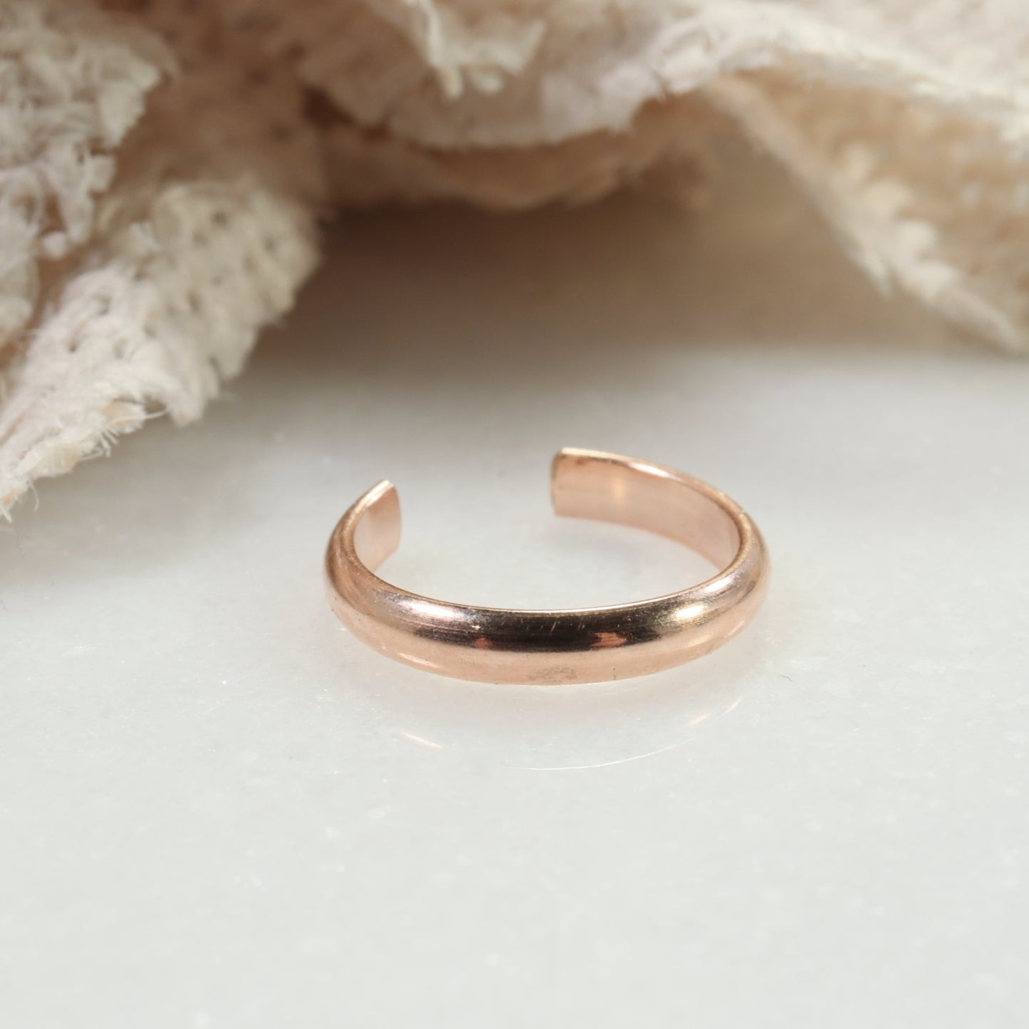 Ear Cuff Half Round - No Pierce, Choose Your Size, Choose Your Metal, Men & Women