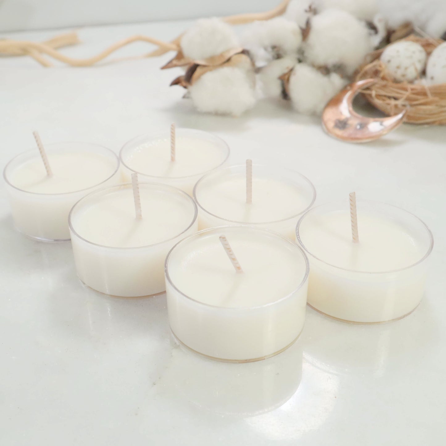 plain soy tea lights group