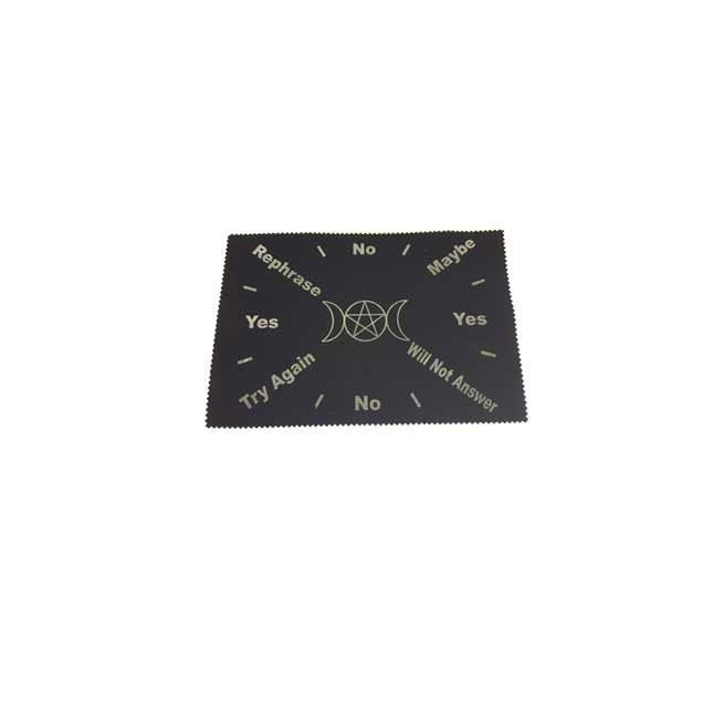 8"x12" Triple Moon Pentagram Pendulum Mat