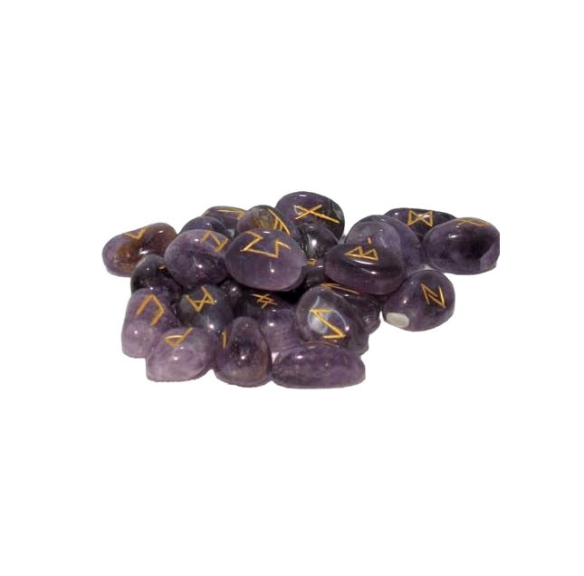 Amethyst Rune Stone Set