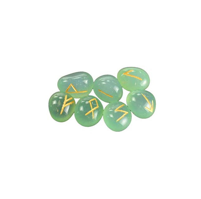 aquamarine rune stone set