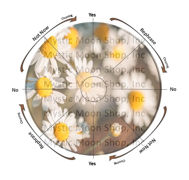Pendulum Chart Chamomile - Yes No Clearing - Digital Download