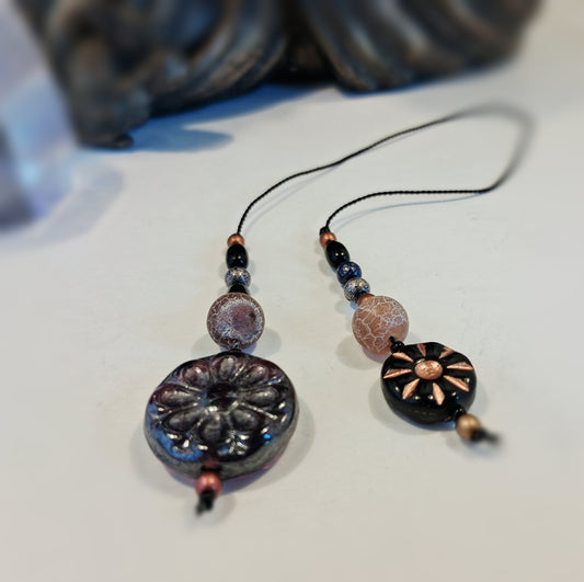 Clay Flowers Bookmark