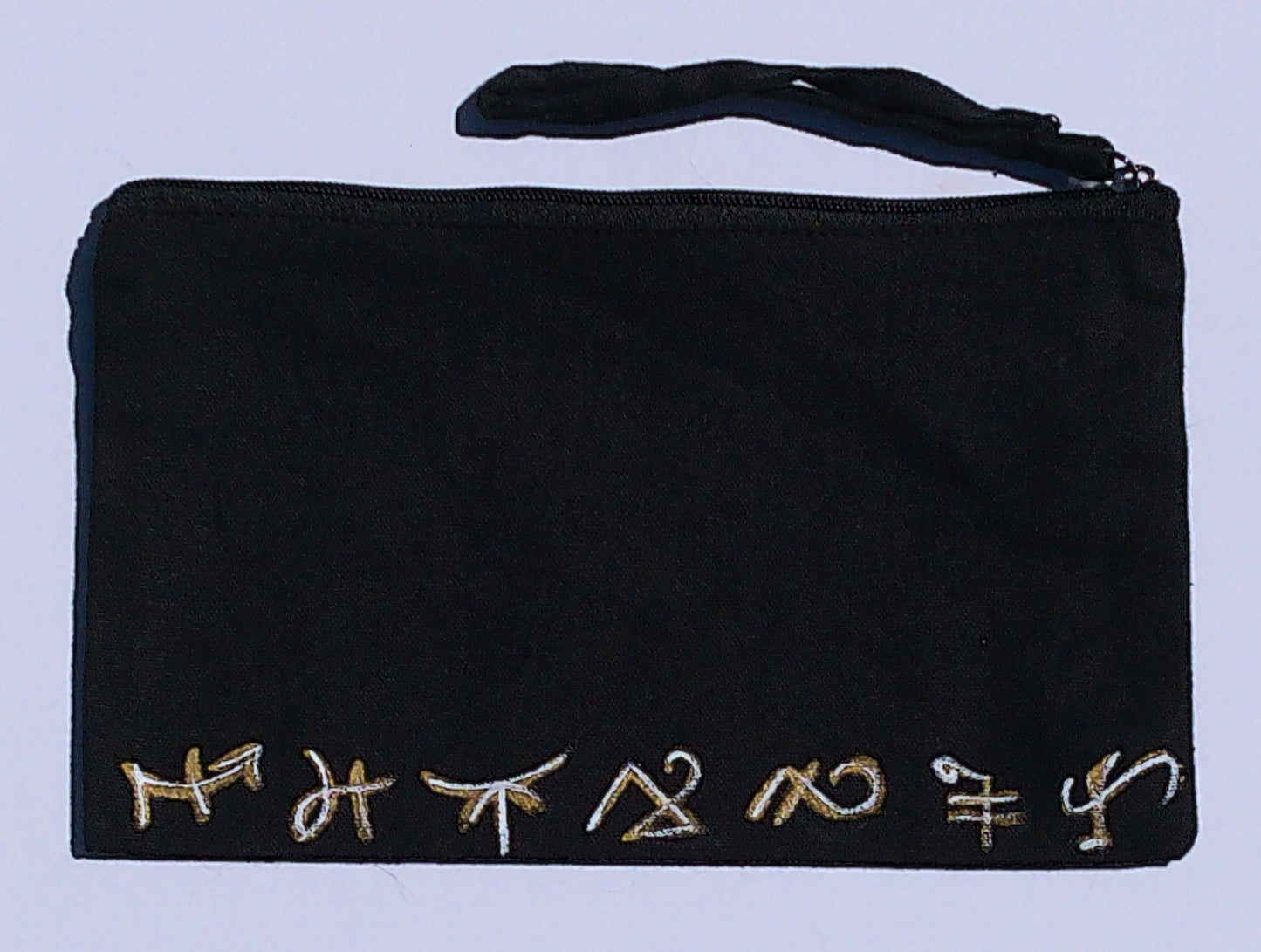 Symbols Canvas Bags Medium with Wristlet