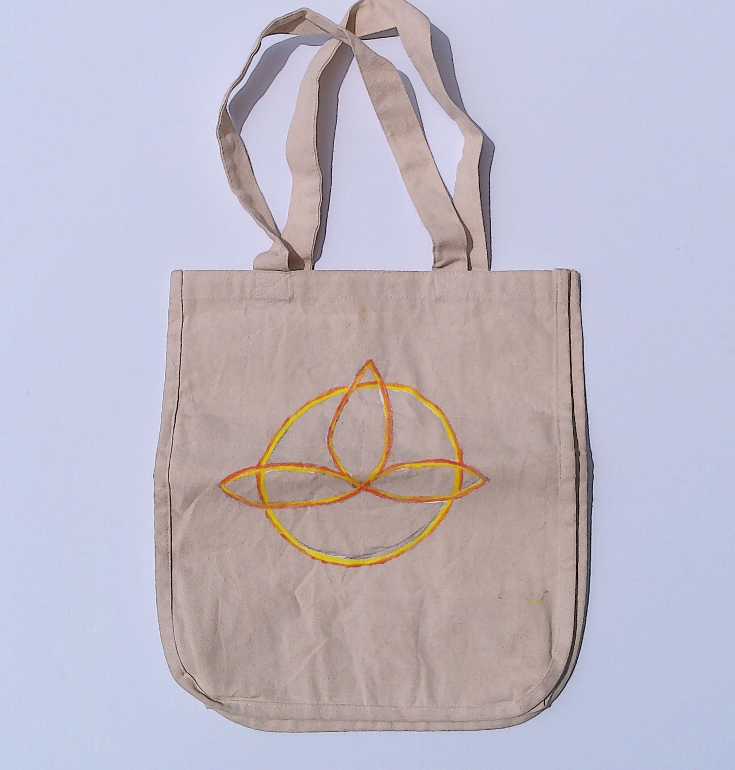 Symbols Canvas Tote Bags with Pockets