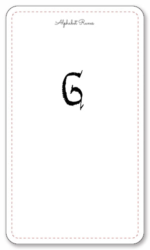 Alphabet Divination Cards