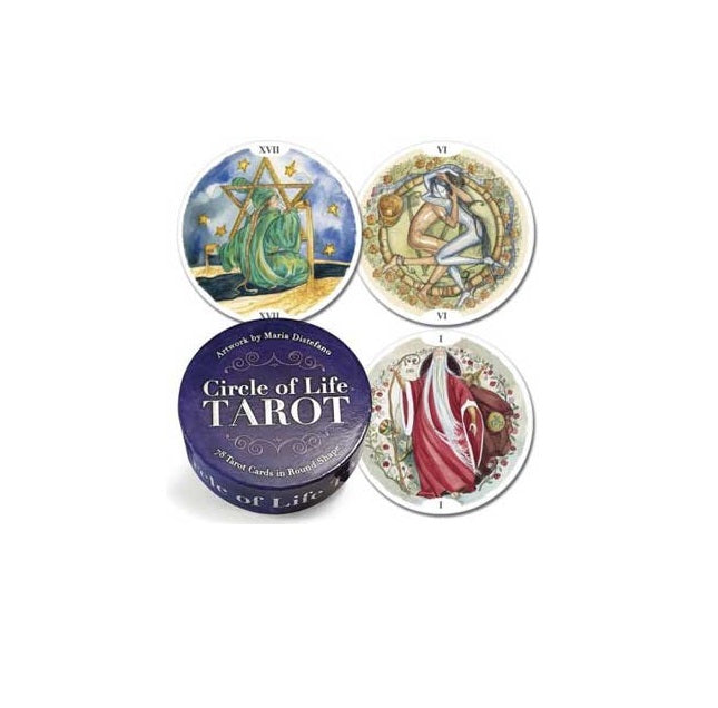 Circle of Life Tarot (round) by Maria Distefano