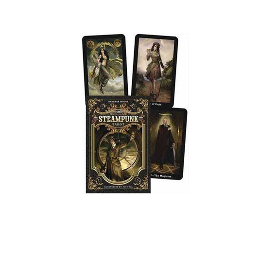steampunk tarot deck & book