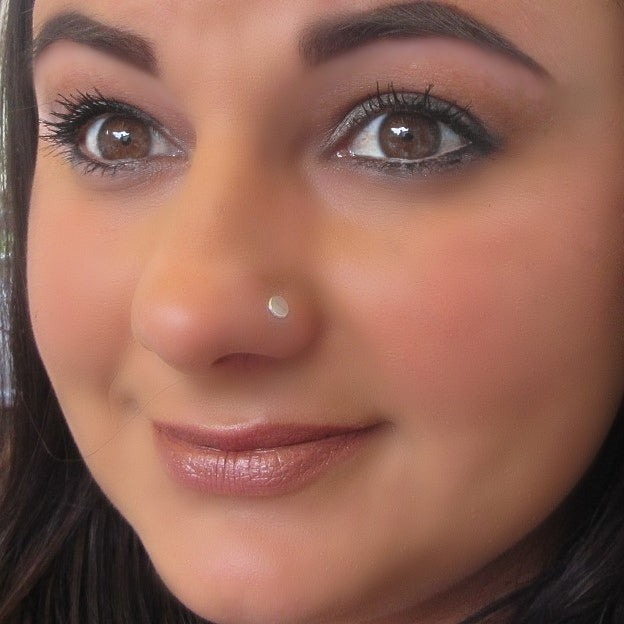 Nose Stud Dot 4mm Choose Your Style and Metal