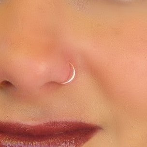 hammered nose ring model