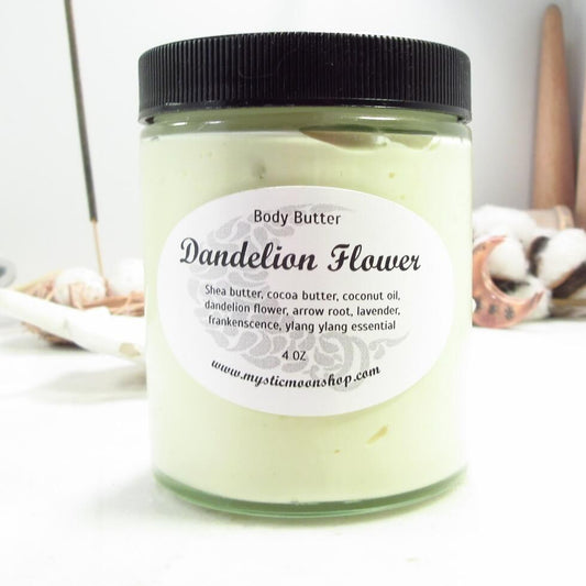 front jar dandelion body butter
