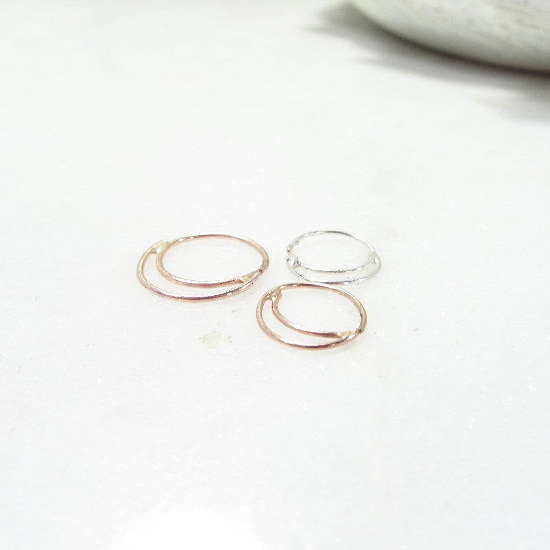 wire moon nose ring
