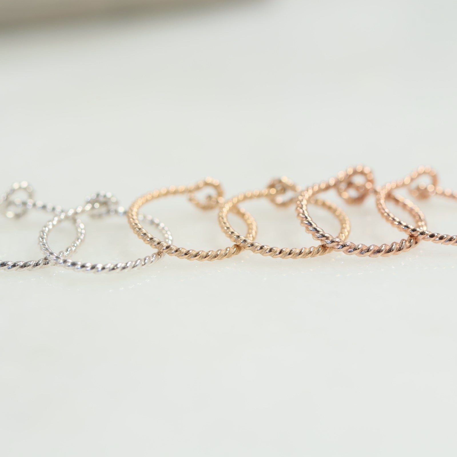 dot twist hoop earrings colors