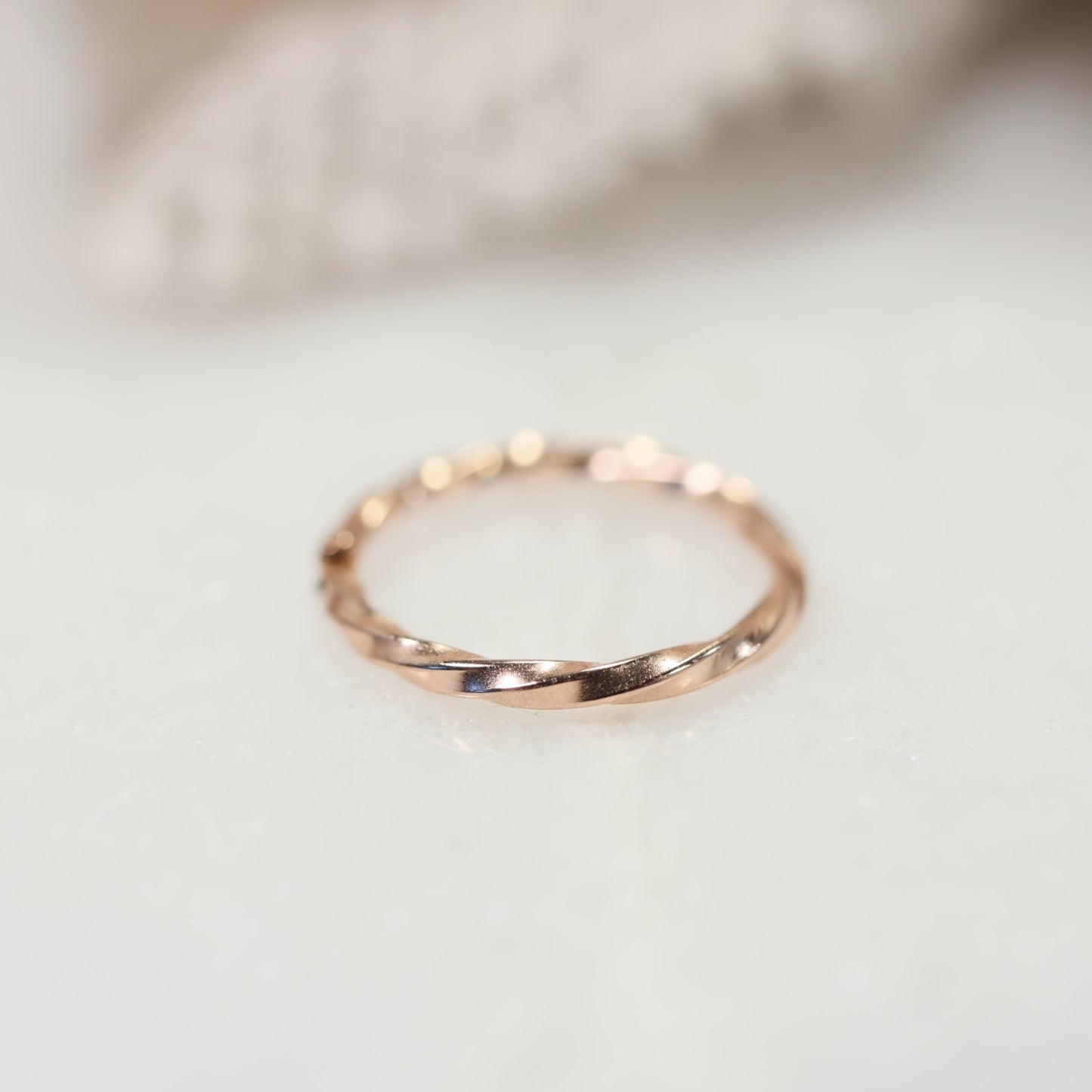 Cartilage Hoop Earring Twist - Endless, Choose Your Diameter, Gauge, Metal