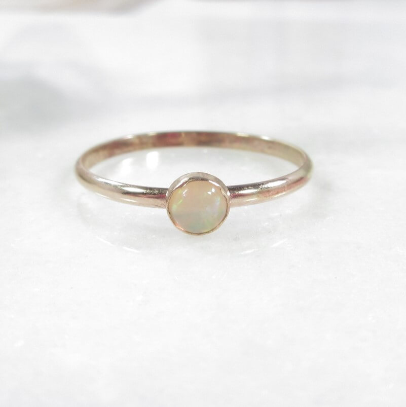 ethiopian opal ring front 
