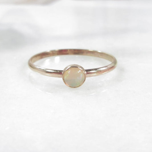 ethiopian opal ring front 