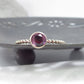 5mm amethyst bead ring