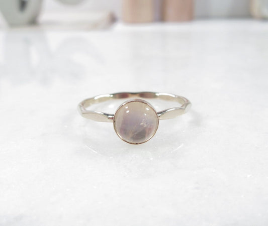 rainbow moonstone ring gold