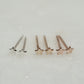 Post Earring Tiny Star 3mm Choose Your Metal