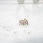 Post Earring Faceted Gemstone 2mm Choose Your Metal Choose Your Gemstone