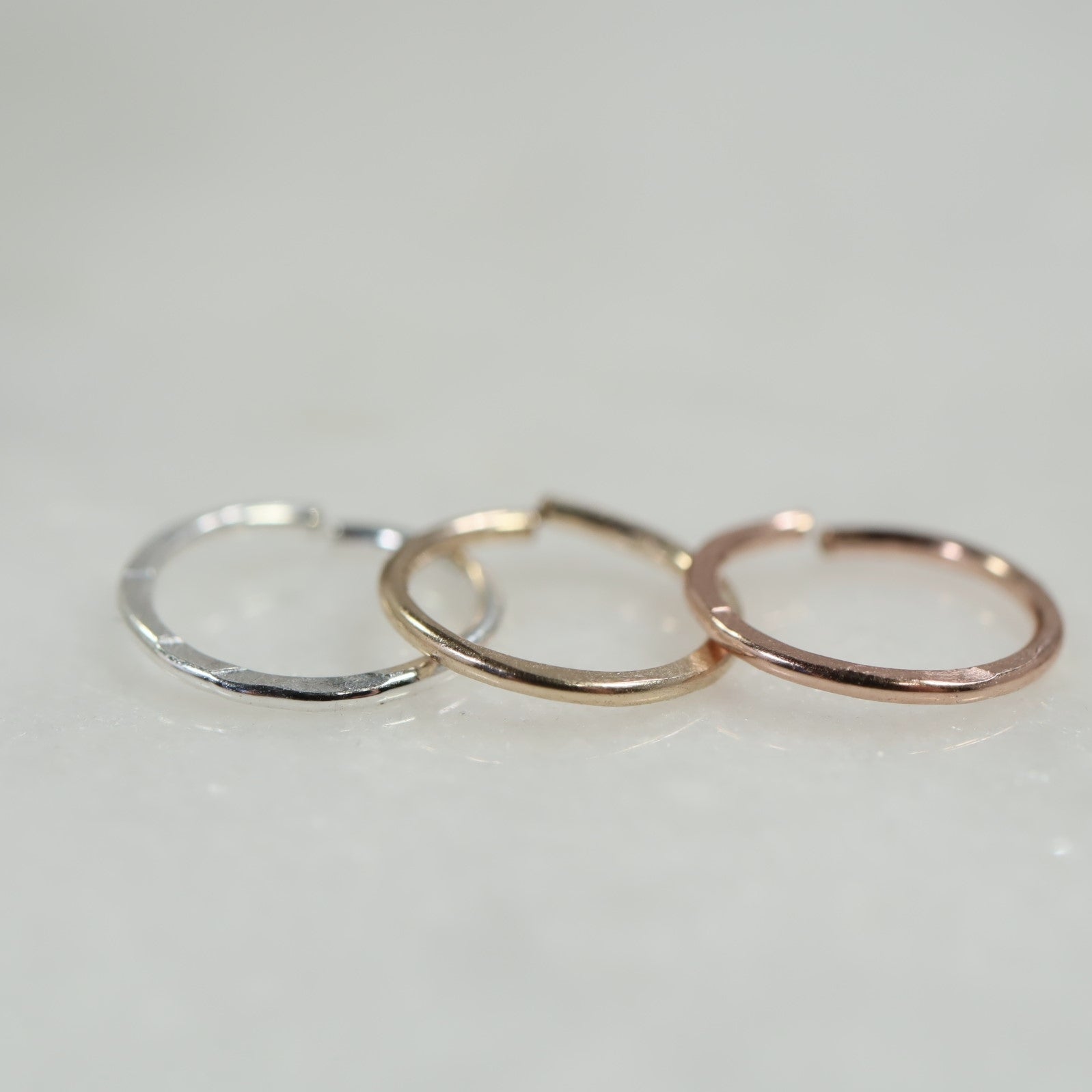 hammered nose ring colors