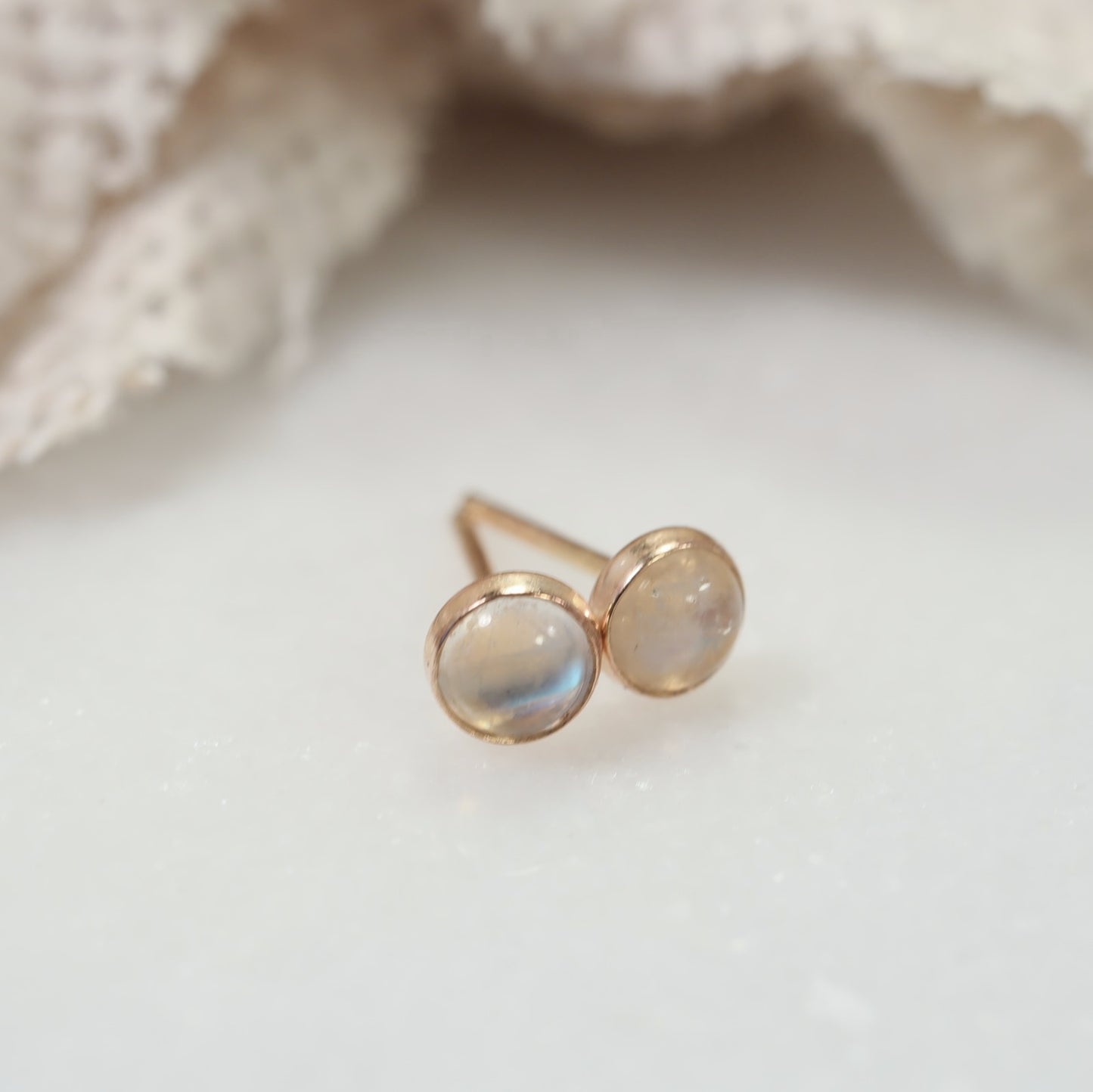 Gemstone Post Earrings - Choose Your Color & Metal