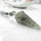 Pendulum Prehnite Sterling Silver