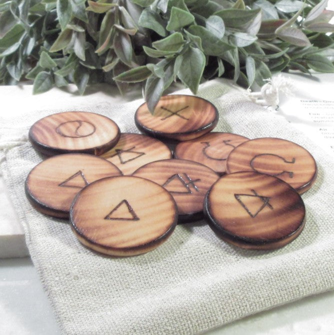Buy Elements Rune Set - Choose Rounds or Dice Online | Mystic Moon Shop