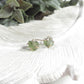 Post Earring Raw Gemstone Peridot Choose Your Metal