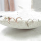 Post Earring Hammered Crescent Moons Choose Your Metal