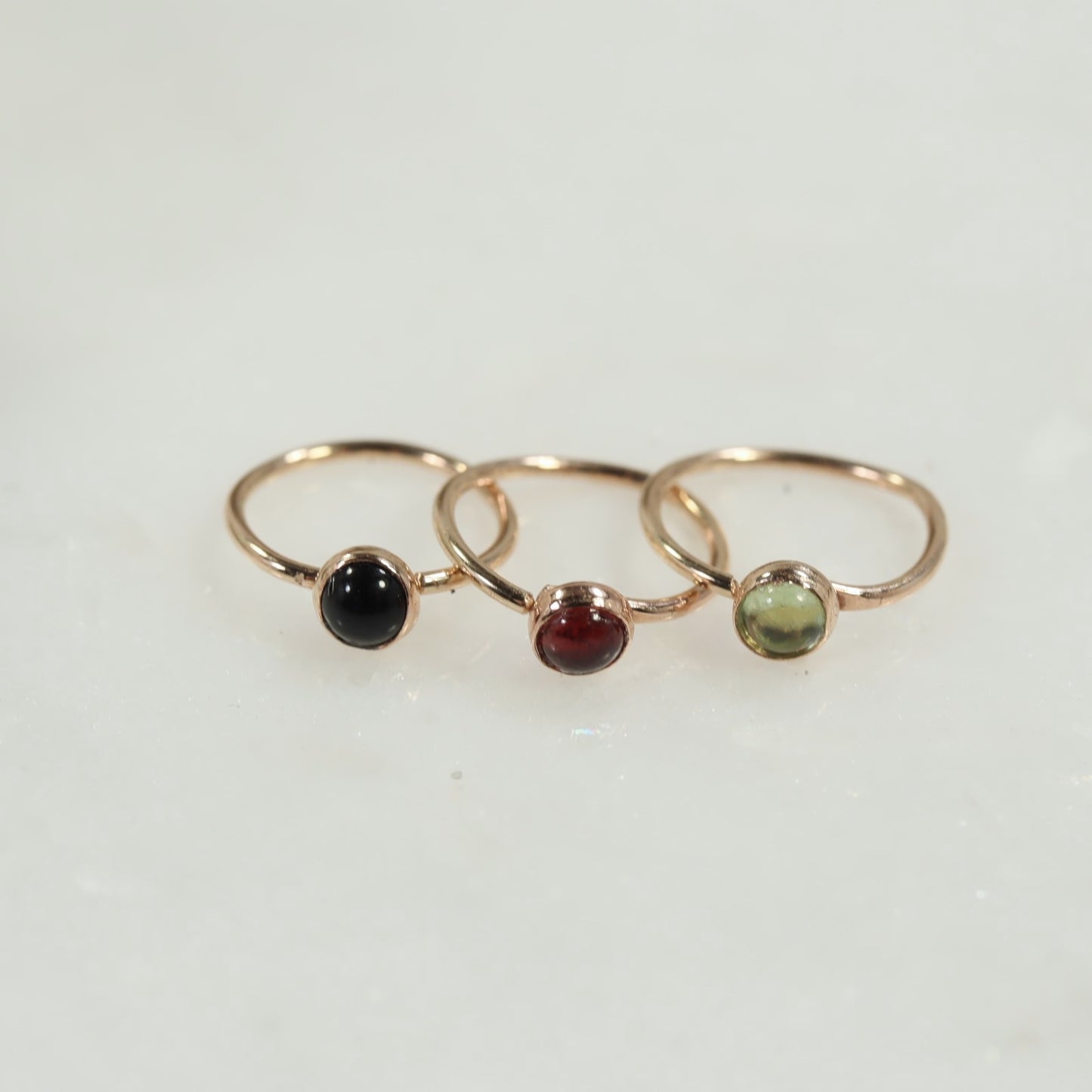 Cartilage Hoop 4mm Gemstone Endless - Choose Your Color, Gauge, Diameter