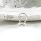 Septum Retainer Flared Shape Sunrise- 16 Gauge, Choose Your Metal